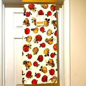 THE FARMHOUSE By Rachel Ashwell Pumpkin Print Oversized Decorative Throw-60"x70"